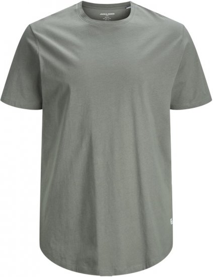 Jack & Jones NOA Crew Neck T-Shirt Grey - T-shirts - T-shirts Homem Tamanhos Grandes