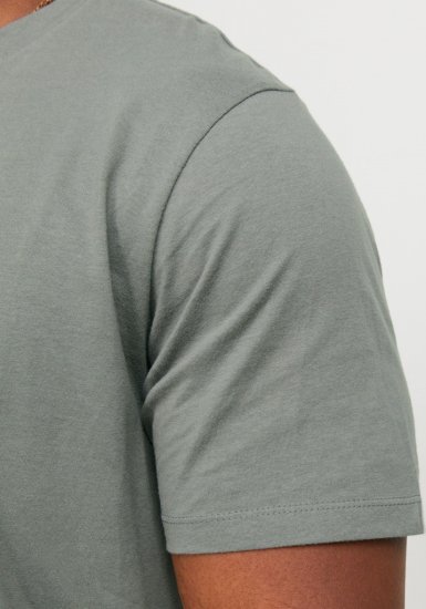 Jack & Jones NOA Crew Neck T-Shirt Grey - T-shirts - T-shirts Homem Tamanhos Grandes