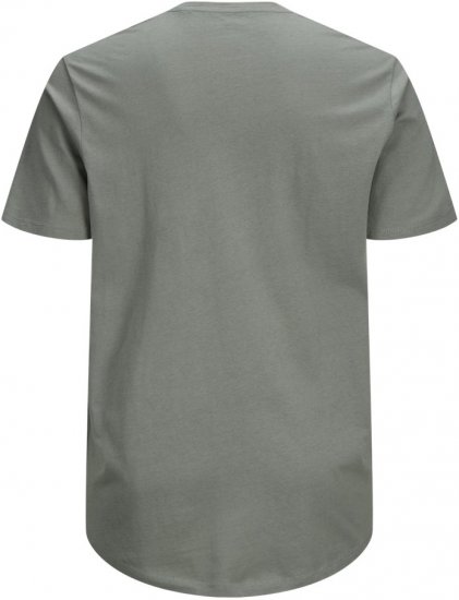 Jack & Jones NOA Crew Neck T-Shirt Grey - T-shirts - T-shirts Homem Tamanhos Grandes