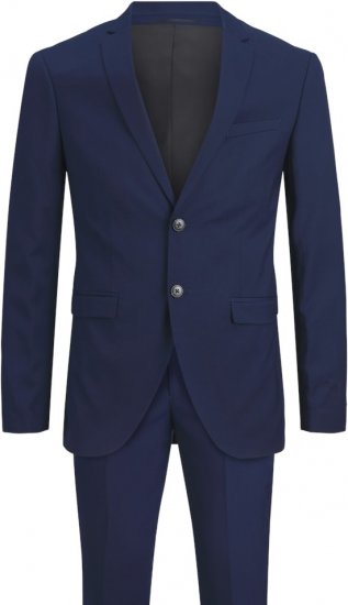 Jack & Jones FRANCO Suit Medieval Blue - Fatos - Fatos de Homem Tamanhos Grandes