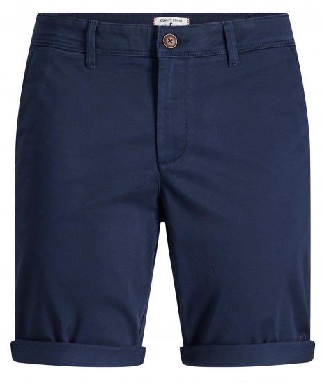 Jack & Jones JPSTBOWIE Chino Shorts Navy Blazer - Calções - Calções Homem Tamanhos Grandes