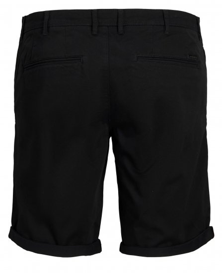 Jack & Jones JPSTBOWIE Chino Shorts Black - Calções - Calções Homem Tamanhos Grandes