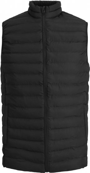 Jack & Jones JJERECYCLE BODYWARMER Black - Casacos - Casacos Homem Tamanhos Grandes