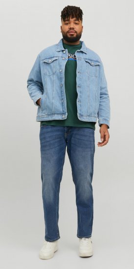 Jack & Jones JJIJEAN Denim jacket Blue Denim - Casacos - Casacos Homem Tamanhos Grandes