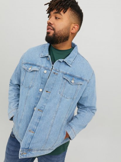 Jack & Jones JJIJEAN Denim jacket Blue Denim - Casacos - Casacos Homem Tamanhos Grandes