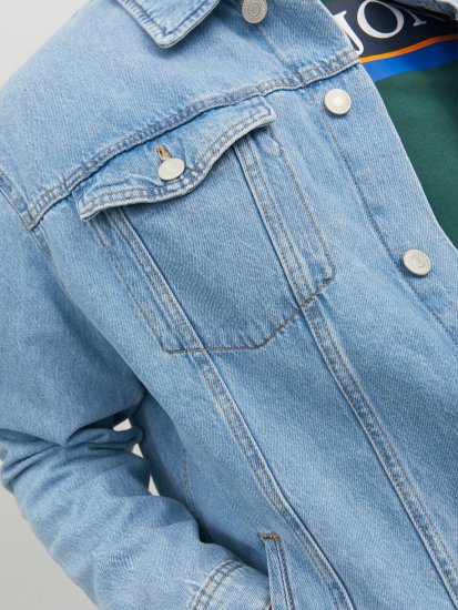 Jack & Jones JJIJEAN Denim jacket Blue Denim - Casacos - Casacos Homem Tamanhos Grandes