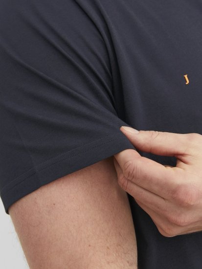 Jack & Jones STAR T-Shirt Dark Navy - T-shirts - T-shirts Homem Tamanhos Grandes