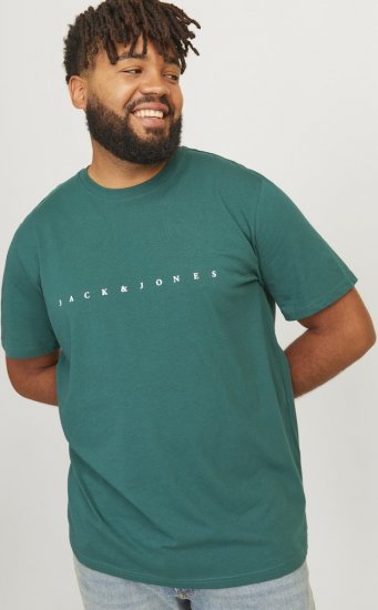 Jack & Jones STAR T-Shirt Deep Teal - T-shirts - T-shirts Homem Tamanhos Grandes