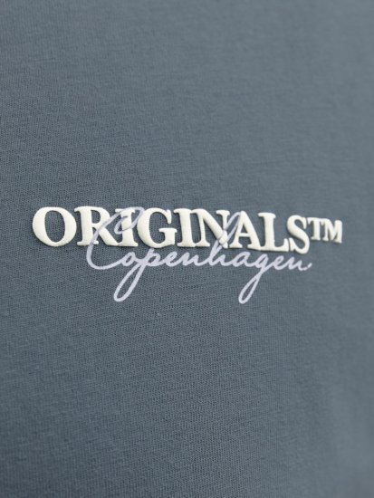 Jack & Jones Lington Crew Neck T-Shirt Grey - T-shirts - T-shirts Homem Tamanhos Grandes