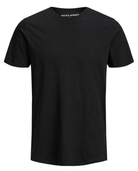 Jack & Jones Organic Basic T-shirt Black - T-shirts - T-shirts Homem Tamanhos Grandes