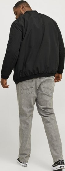 Jack & Jones RUSH Bomber Jacket Black - Casacos - Casacos Homem Tamanhos Grandes