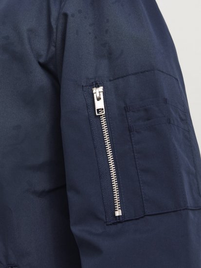 Jack & Jones RUSH Bomber Jacket Navy Blazer - Casacos - Casacos Homem Tamanhos Grandes