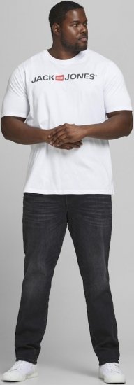 Jack & Jones JJECORP LOGO T-Shirt White - T-shirts - T-shirts Homem Tamanhos Grandes