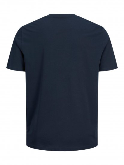 Jack & Jones JJELOGO TEE Navy - T-shirts - T-shirts Homem Tamanhos Grandes