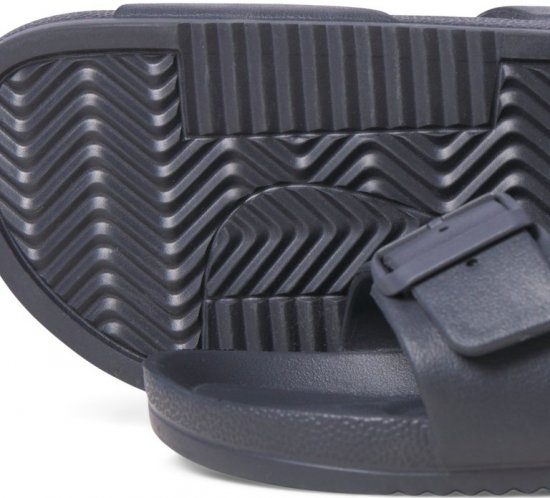 Jack & Jones Croxton Moulded Sandals Black - Calçado de homem 40-52 - 