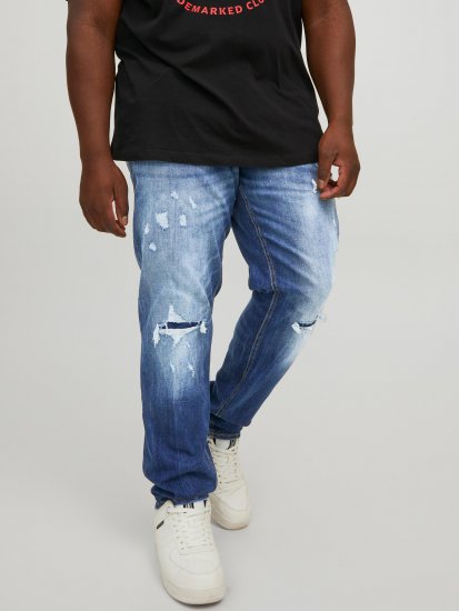 Jack & Jones JJIGLENN JJSEAL Blue Denim Jeans - Jeans & calças - Jeans & Calças Tamanhos Grandes Homem