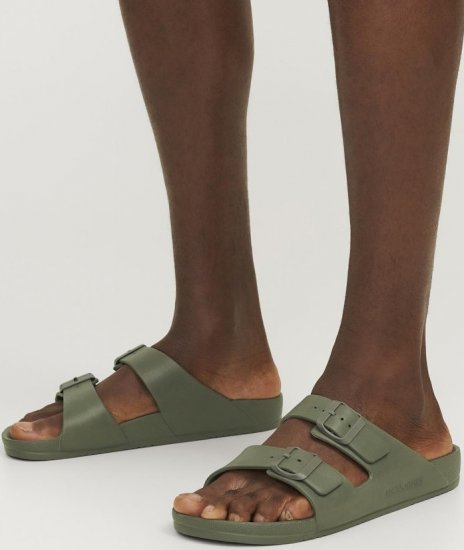 Jack & Jones Croxton Moulded Sandals Khaki - Calçado de homem 40-52 - 
