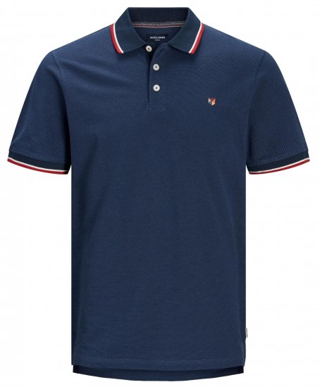 Jack & Jones JPRWINBLU Poloshirt Navy Blazer - Pólos - Pólos Tamanhos Grandes Homem