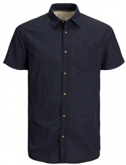 Jack & Jones JORABEL Casual Shirt Navy - Camisas - Camisas Homem Tamanhos Grandes