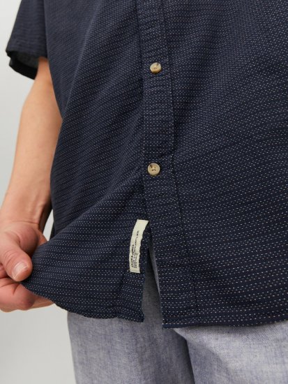 Jack & Jones JORABEL Casual Shirt Navy - Camisas - Camisas Homem Tamanhos Grandes