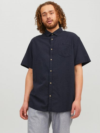 Jack & Jones JORABEL Casual Shirt Navy - Camisas - Camisas Homem Tamanhos Grandes