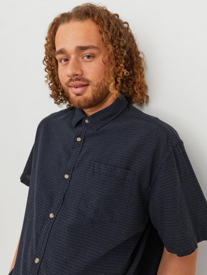 Jack & Jones JORABEL Casual Shirt Navy - Camisas - Camisas Homem Tamanhos Grandes