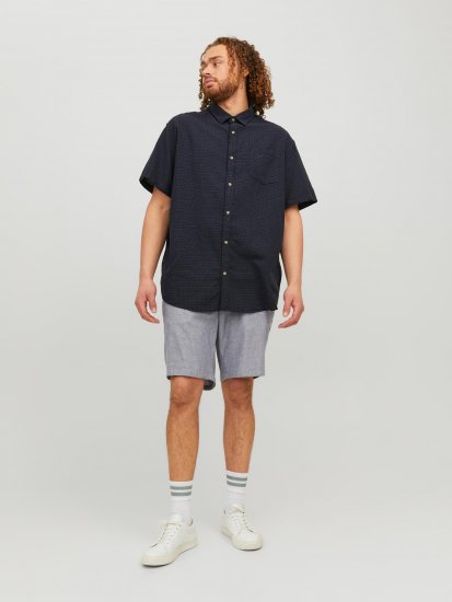 Jack & Jones JORABEL Casual Shirt Navy - Camisas - Camisas Homem Tamanhos Grandes
