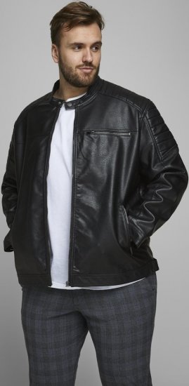 Jack & Jones ROCKY Jacket Black - Casacos - Casacos Homem Tamanhos Grandes