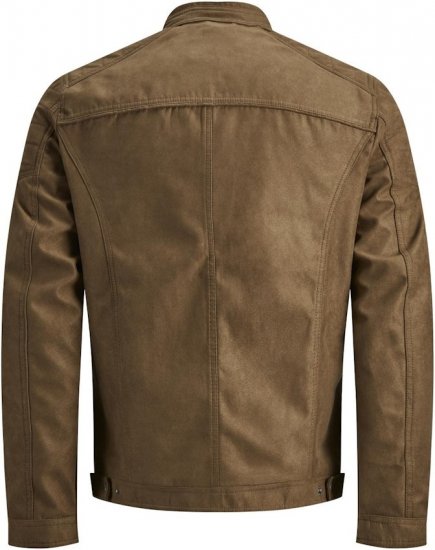 Jack & Jones ROCKY Jacket Brown - Casacos - Casacos Homem Tamanhos Grandes