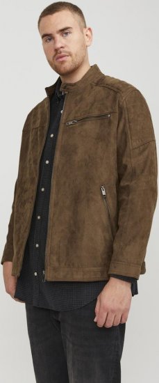 Jack & Jones ROCKY Jacket Brown - Casacos - Casacos Homem Tamanhos Grandes