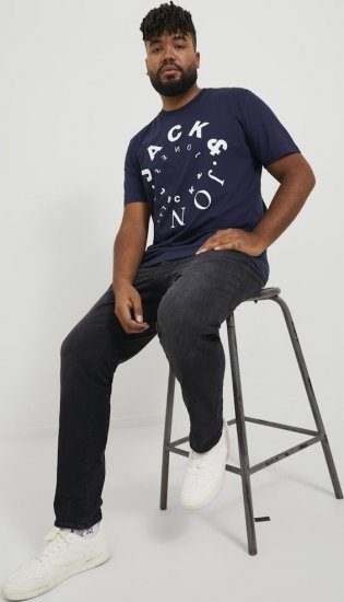 Jack & Jones GLENN FOX GE 147 Jeans Black Denim - Jeans & calças - Jeans & Calças Tamanhos Grandes Homem