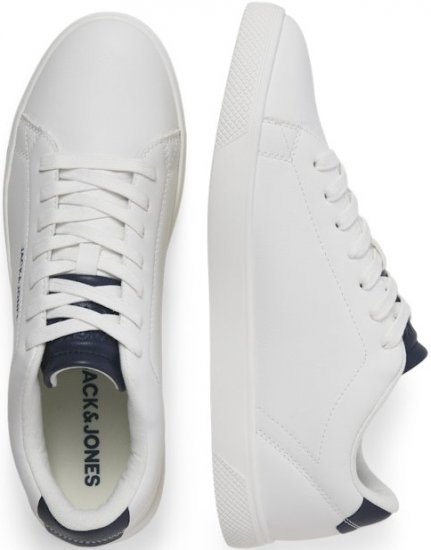 Jack & Jones Bosley Sneakers White/NAVY BLAZE - Calçado de homem 40-52 - 