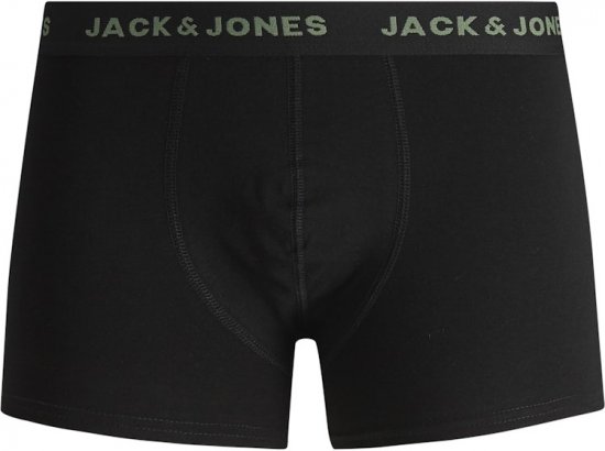 Jack & Jones BASIC Trunks 7-Pack Black - Roupa Interior & natação - Roupa interior Homem Tamanhos Grandes