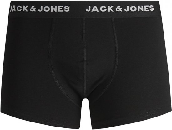 Jack & Jones BASIC Trunks 7-Pack Black - Roupa Interior & natação - Roupa interior Homem Tamanhos Grandes