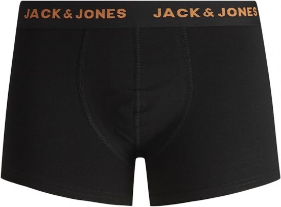 Jack & Jones BASIC Trunks 7-Pack Black - Roupa Interior & natação - Roupa interior Homem Tamanhos Grandes