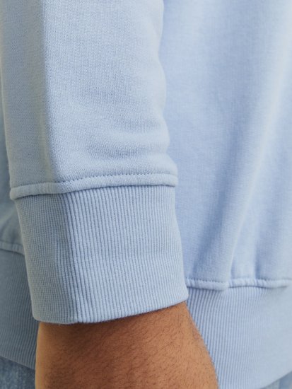Jack & Jones HUDSON Sweatshirt Chambray Blue - Sweatshirts & hoodies - Sweatshirt & Camisolas com Capuz tamanhos grandes