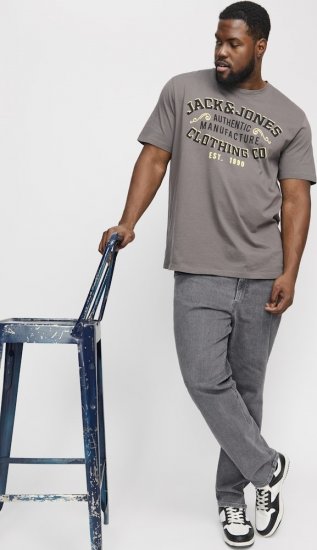 Jack & Jones GLENN ORIGINAL SQ 703 Grey Denim - Jeans & calças - Jeans & Calças Tamanhos Grandes Homem