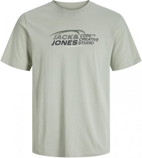 Jack & Jones Tarmac Branding Crew Neck T-Shirt Green - T-shirts - T-shirts Homem Tamanhos Grandes