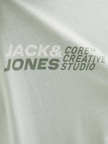 Jack & Jones Tarmac Branding Crew Neck T-Shirt Green - T-shirts - T-shirts Homem Tamanhos Grandes