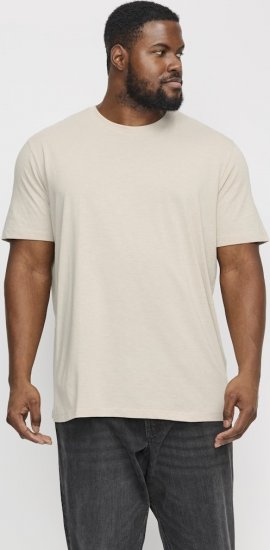 Jack & Jones ORGANIC T-Shirt Grey/Melange - T-shirts - T-shirts Homem Tamanhos Grandes