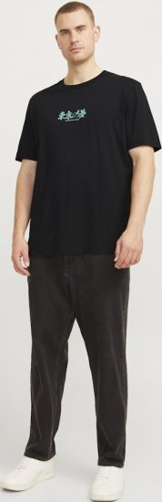 Jack & Jones Dreams Front & Back Print Crew Neck T-Shirt Black - T-shirts - T-shirts Homem Tamanhos Grandes