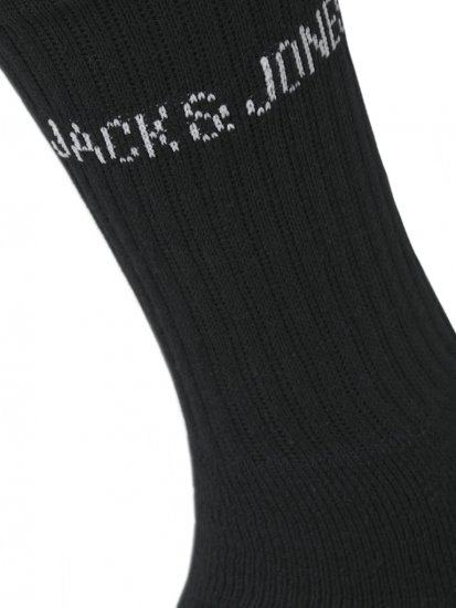 Jack & Jones REGEN Tennis Socks 9-Pack Black - Meias - Meias tamanhos grandes homem