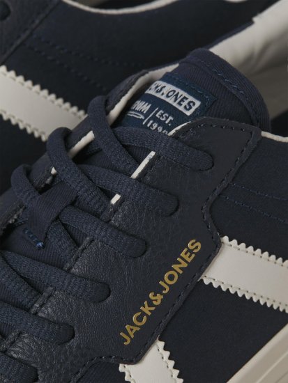 Jack & Jones Morden Canvas Special Sneakers Navy Blazer/MarshM - Calçado de homem 40-52 - 