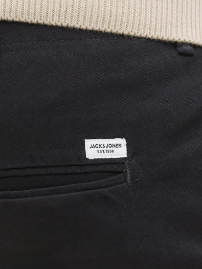 Jack & Jones Dave Chino Shorts Black - Calções - Calções Homem Tamanhos Grandes