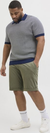 Jack & Jones Dave Chino Shorts Green - Calções - Calções Homem Tamanhos Grandes