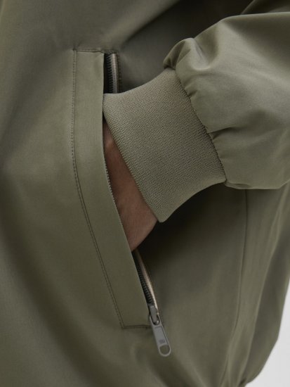 Jack & Jones Brad Bomber Jacket Tea Leaf - Casacos - Casacos Homem Tamanhos Grandes