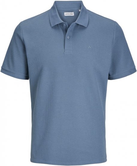 Jack & Jones AUSTIN CLASSIC Polo Blue - Pólos - Pólos Tamanhos Grandes Homem