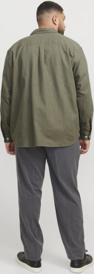 Jack & Jones Raymond Spring Long Sleeve Overshirt Green - Camisas - Camisas Homem Tamanhos Grandes