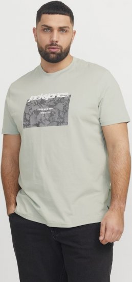 Jack & Jones Tarmac Camo Crew Neck T-Shirt Green - T-shirts - T-shirts Homem Tamanhos Grandes