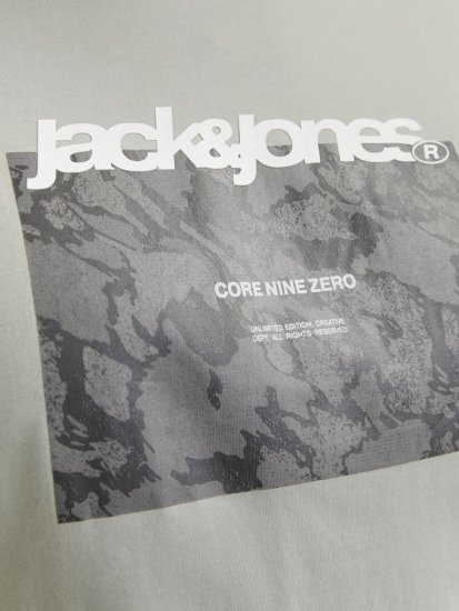 Jack & Jones Tarmac Camo Crew Neck T-Shirt Green - T-shirts - T-shirts Homem Tamanhos Grandes